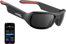 AI Smart Glasses, IP67 Waterproof Bluetooth 6.0 Open Ear, 20H Music & Calls, UV4