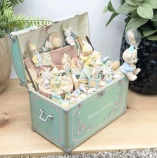 Enesco Precious Moments 1991 Toy Chest /Music Box Music Box Working *Last One