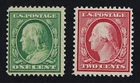 CKStamps: US Stamps Collection Scott#331 332 1c 2c Mint NH OG