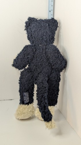 Peluche gatto vintage Boyds - 8" smoking bianco e nero baffi rotti - Foto 4 di 14