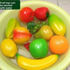 Plastic Vegetables Set for Classroom Learning Educational Fake Food Props