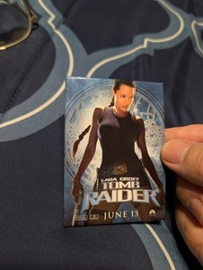 Tomb Raider Movie Pin Button Promo