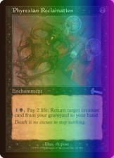 MTG Magic the Gathering Phyrexian Reclamation (63/143) Urza's Legacy LP FOIL