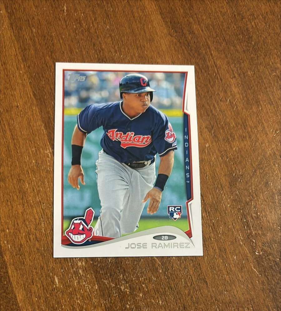 Jose Ramirez 2014 Topps Rookie #424 Cleveland Guardians RC