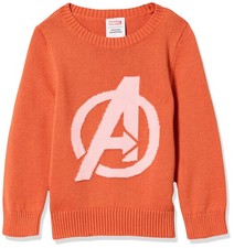 M&auml;dchen Pullover Avengers Logo, Disney Marvel Star Wars, Rundhalsausschnitt, 3