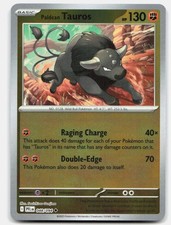 Paldean Tauros 048094 Uncommon Phantasmal Flames Pokemon Reverse Holo Near Mint