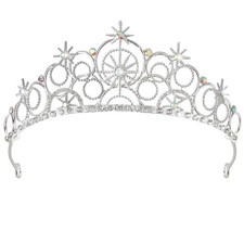 YARIEW Princess Crown Tiaras for Women Crystal Crowns for Women Hat Accessori...