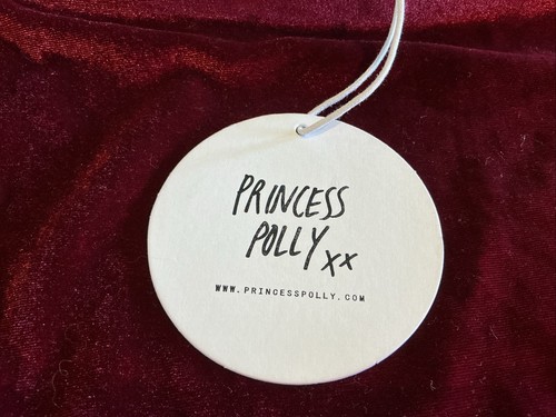 Vestido Princesa Polly Star Power Terciopelo Talla 8 Borgoña Romántico Capricho-NUEVO CON ETIQUETAS - Imagen 10 de 20