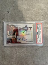 ANTHONY EDWARDS 2020-21 Panini NBA Hoops Hot Signature Rookie Auto #HR-AED PSA 9