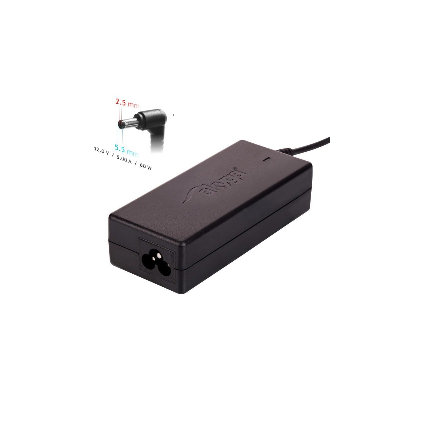 Akyga Alimentation Pc Portable 60 W 12 V/Dc 5 A - Image 2