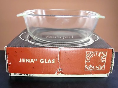 Auflaufform Feuerfest Jenaer Glas Bräter Schale 3104 Inhalt 1,75 Liter neuw. OVP