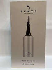 Vinglacé Wine Bottle Chiller- Portable Champagne Insulator- Stainless Steel W...