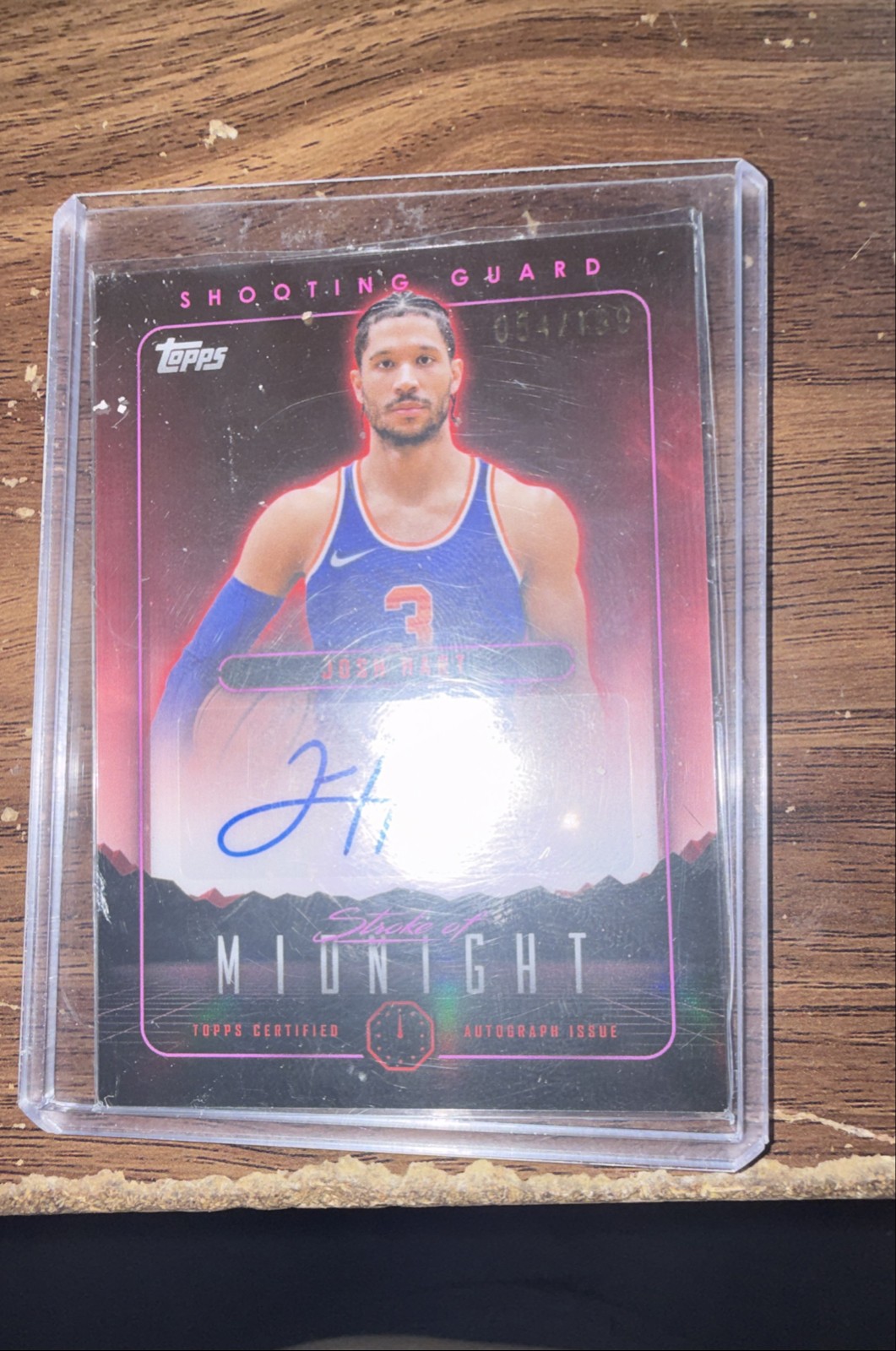 2023-24 Topps Midnight - Stroke of Midnight Autographs Josh Hart #SMA-JH...