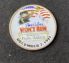 Colorized Kennedy Half Dollar Pearl Harbor These Colors Won't Run Free Shipping