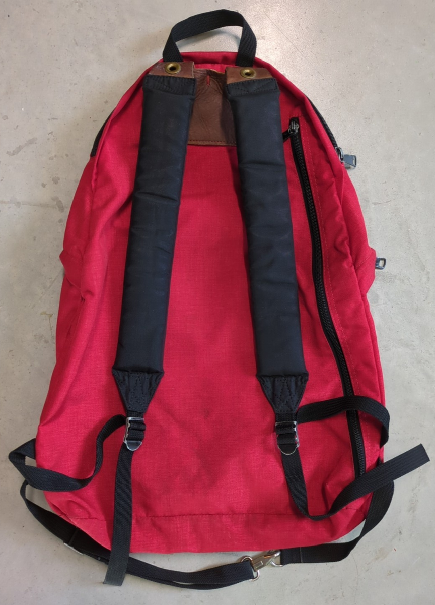 burgundy mini backpacks Atmosphere Burgundy and Black Mini Backpack with Luxurious Texture