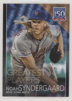 2019 Update 150 Years of Professional Baseball Black 7/299 Noah Syndergaard 8d2
