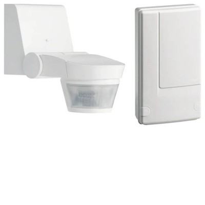 Hager Bewegungsmelder Set Präsenzmelder Funk KNX Quicklink Aufputz weiß IP55
