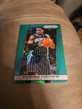 2013-14 Panini Prizm Prizms Green Magic Basketball Card #104 Tobias Harris