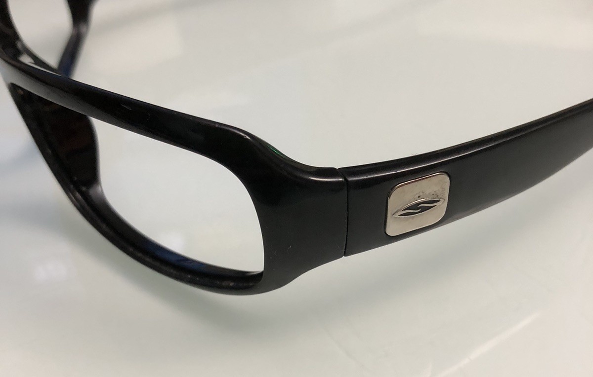 Vtg Smith Optics Method Black Wrap Sunglasses FRA… - image 4