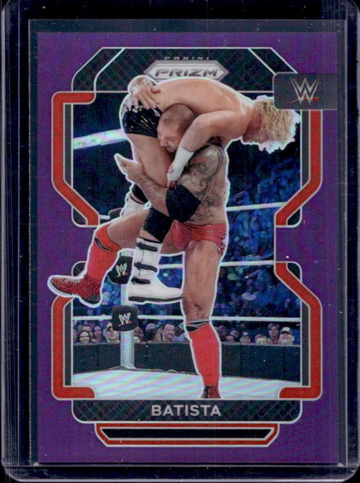 2022 Prizm WWE Batista Purple #/149