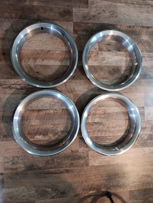 1973-87 Chevy C K I/2 TON Square body TRIM , BEAUTY RINGS 15'' O.E.M.