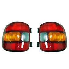 Pair Of Tail Lights Fits Chevrolet Silverado 1500 Stepside 1999-03 Gm2800136