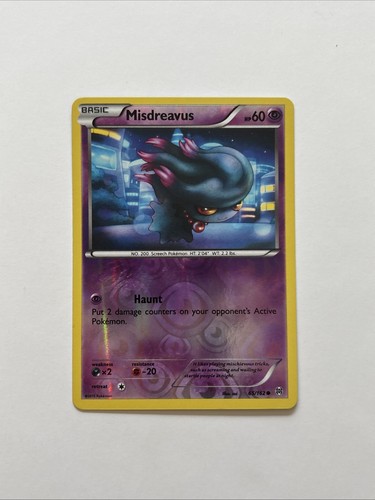 Misdreavus 65/162 Rev Reverse Holo XY Breakthrough Pokemon NM LP