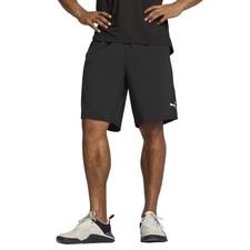 PUMA Always On 7 Inch Stretch Woven Shorts Mens Black Casual Athletic Bottoms 52