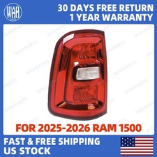 For 2025-2026 Ram 1500 Left Side Halogen Red Tail Light Assembly Lamp 68531049AA