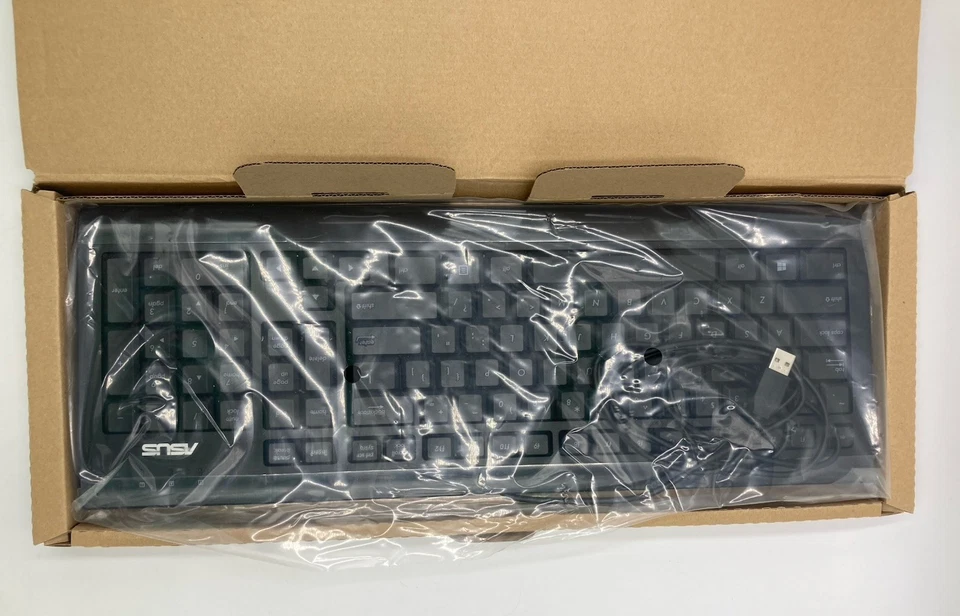 ASUS Wired Keyboard Model KB73211 P/N 0k001-001900DP Black New - Image 4 of 4