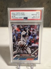 2024 Topps Now - Yordan Alvarez #605 /49 PSA 10 Houston Astros 1/1 Auto