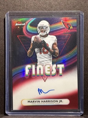 Marvin Harrison Jr.   2025 Topps Finest Autograph /5 FA-MHJ