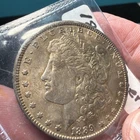 1889 $1 Morgan Silver Dollar Coin AU Neat Toning Toner Very Attractive! 30