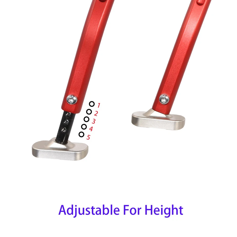 1Red Side Stand Add-On Kickstand Compatible For Honda 2013–2024 CRF450R - Image 3 of 4