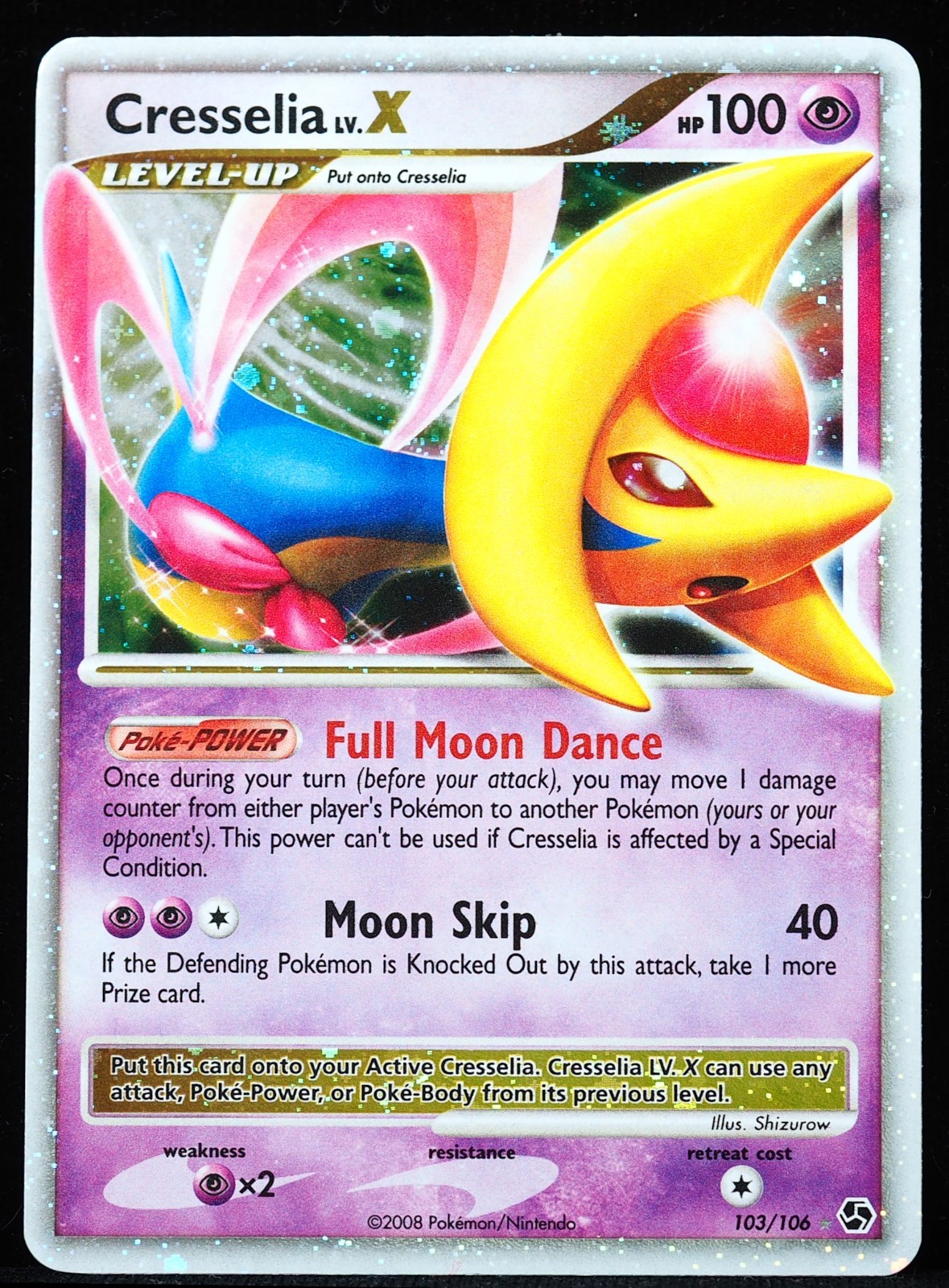 Cresselia Lv.X #103 NM/M Pokemon Card