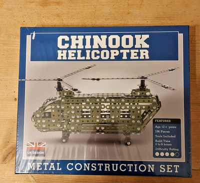 CHINOOK HUBSCHRAUBER Metallbau Set DEXC Montage erforderlich NEU VERSIEGELT.