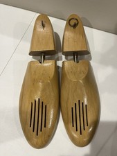Earl Natural Wooden Shoe Trees Vintage Size 13 Yugoslavia Mens Split Toe Shapers