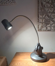 Ask Serious Readers LED Table Lamp desk light Black Flexible Gold Gooseneck
