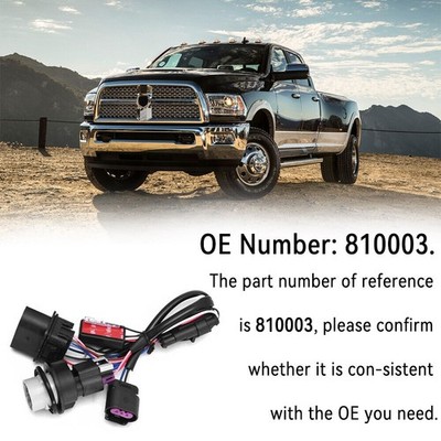  Conversion Wiring Harness Kit For Ram 2013-18 Gas Models 810003 2PCS Direct