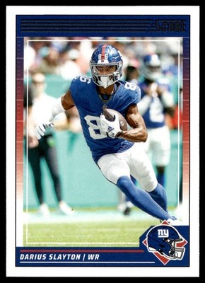 DARIUS SLAYTON 2024 SCORE FOOTBALL NEW YORK GIANTS #210