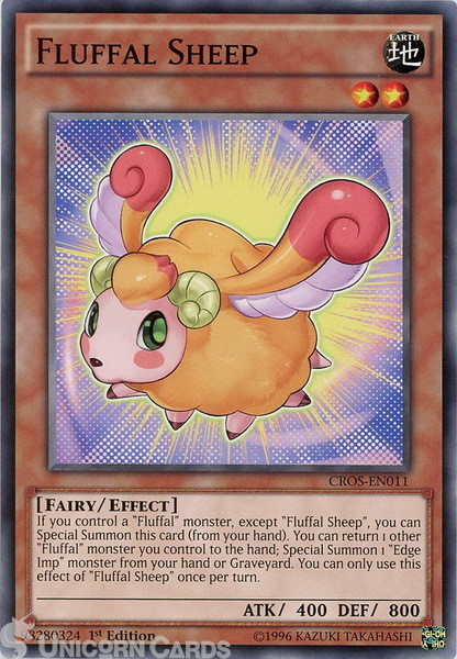CROS-EN011 Fluffal Sheep : Common 1st Edition Mint YuGiOh Card