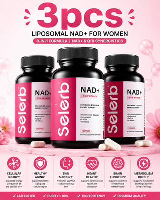 Selerb NAD+ For Women   8-in-1 Liposomal Formula for Skin & Cellular Health USA