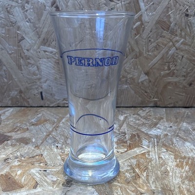 Vintage Pernod Bar Getränke Glas - Blau - 15 cm