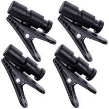 4 Pack Headphone Clips for Earphone Wire 2 Sizes 360 Degree Rotate Earphone M