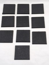  10 40mm Square Miniature Bases