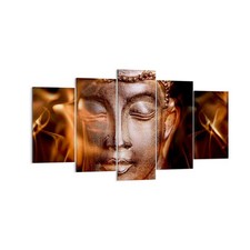 Quadro su Tela 160x85cm Buddha statua mistero Stampe Immagini Quadri Murale