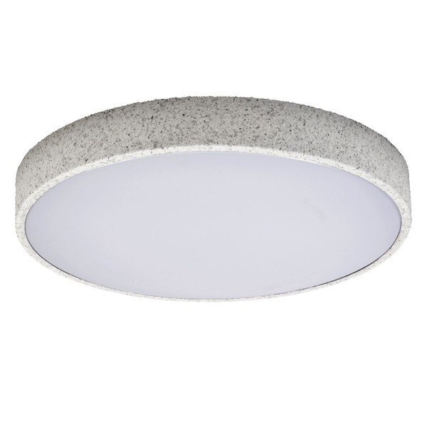 Led Deckenlampe Metall Weiß Osram 3000K Click-Dim Ø49Cm Deckenleuchte Wohnzimmer-image