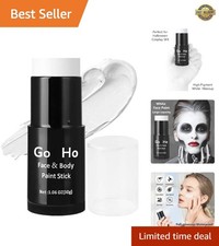 1.06 oz Waterproof Clown White Face Paint Stick - Ideal for Halloween Characters