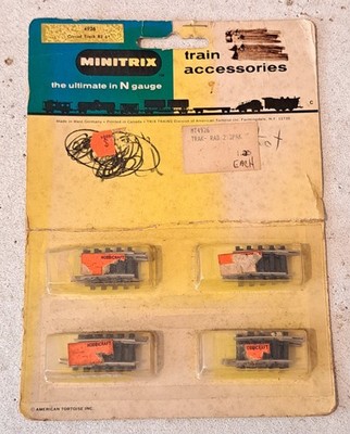 West Germany Minitrix N Scale Train Track Accessories #4926 RAD 2 6° 12 Sections