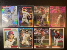 Zac Gallen - Topps Trading Card (8) Lot, Arizona Diamondbacks